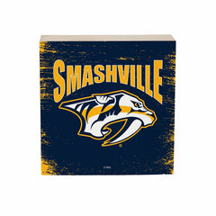 Nashville Predators Plock, Down Home Fans, 6x6, NHL, Home