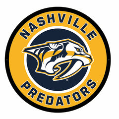 LED Wall Decor, Round, Nashville Predators, NHL, Home