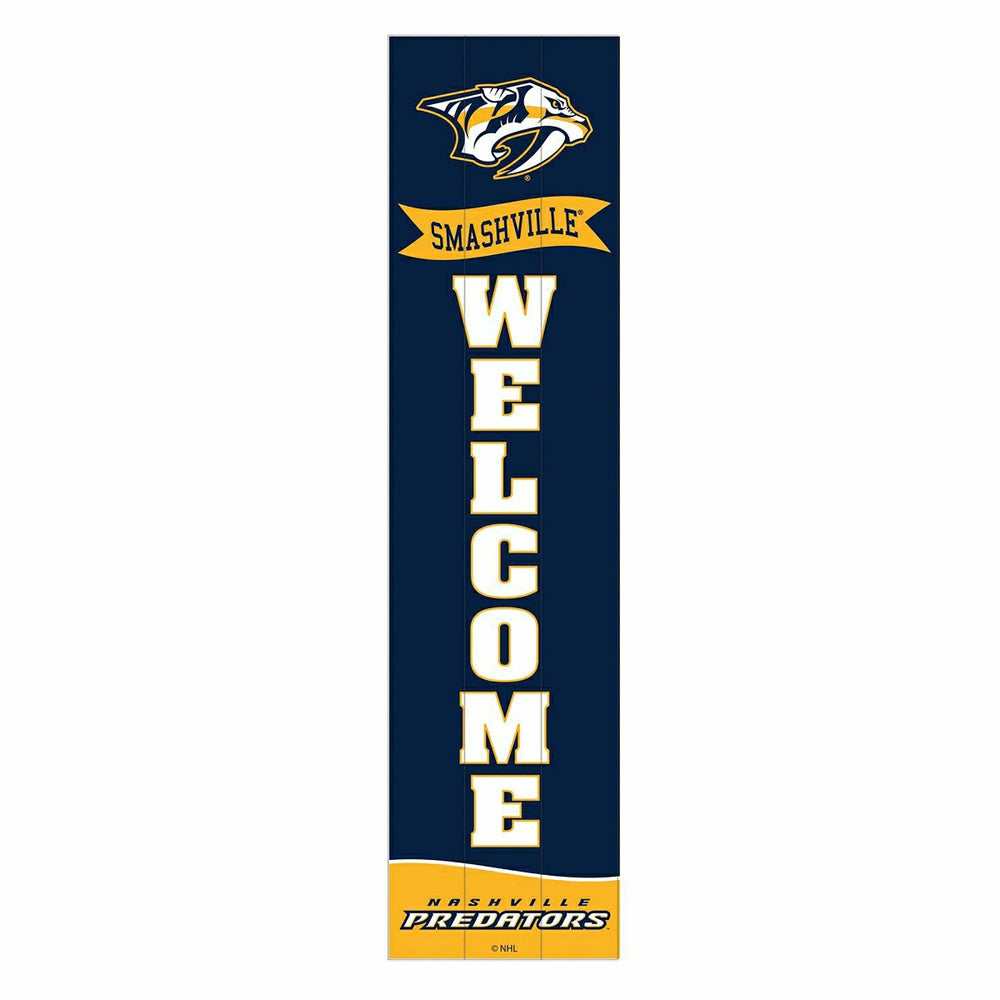 Nashville Predators Large Single Sided Leaner, 46", NHL, Home