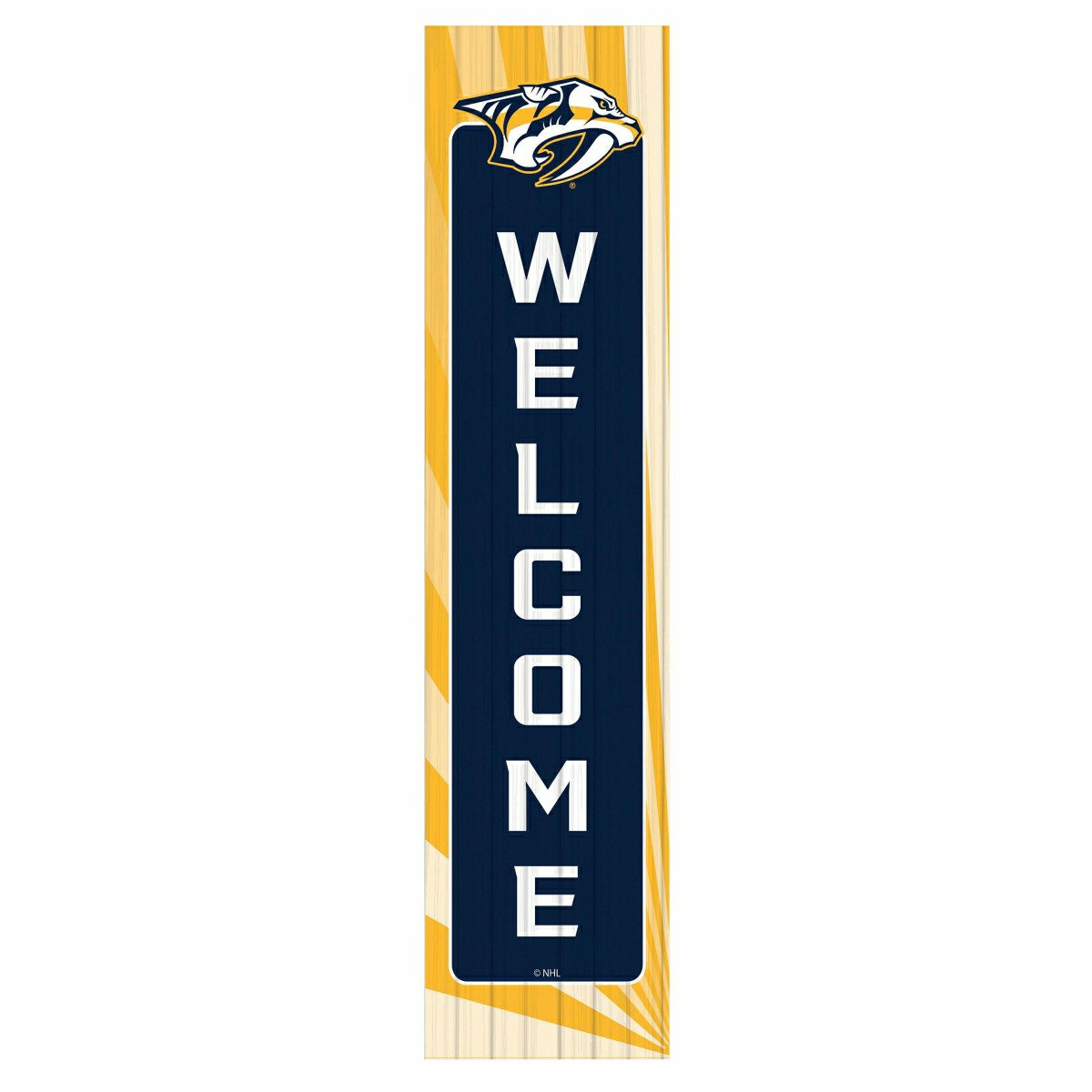 Nashville Predators Summer Seasonal Single Sided Large Leaner, 46", NHL, Home