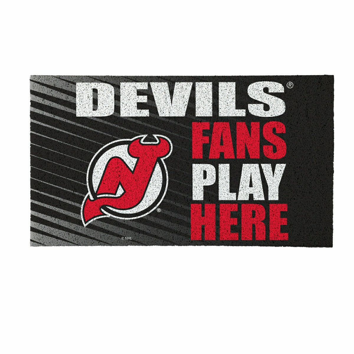New Jersey Devils Fan Mat, 28"x16", NHL