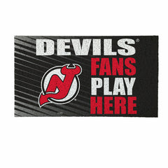 New Jersey Devils Fan Mat, 28"x16", NHL