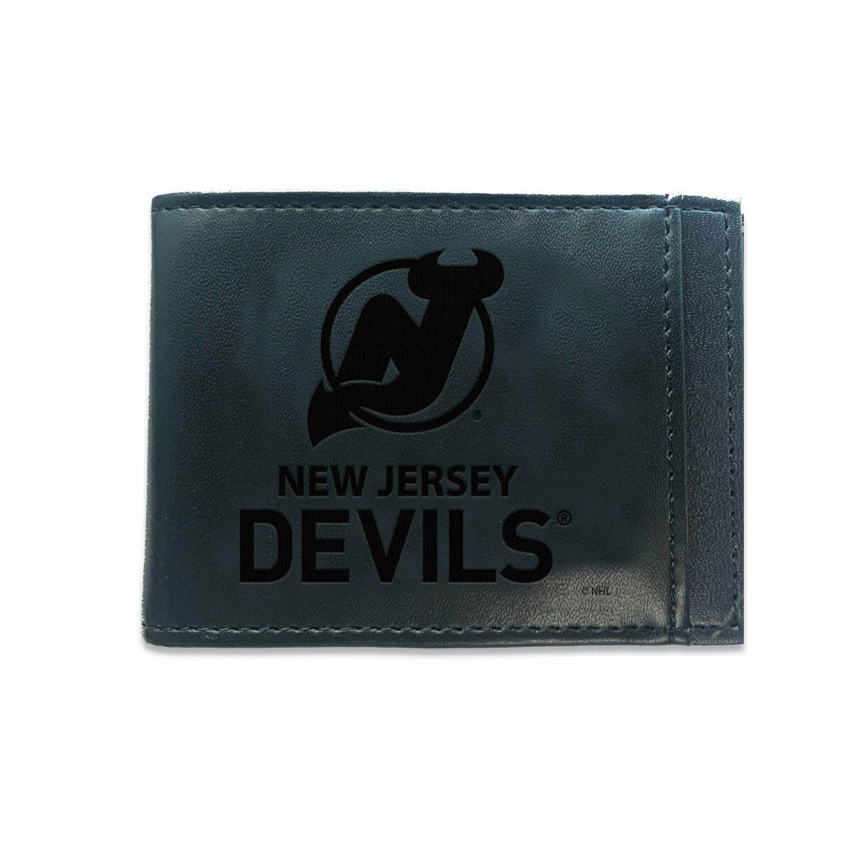 Front Pocket Wallet w/ RFID Blocking, New Jersey Devils, Black, NHL, Home