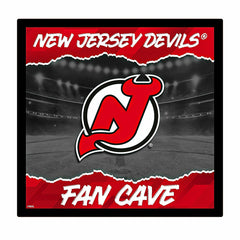 New Jersey Devils 23"H x 23"L LED Wall Decor, Edgelite, Square, NHL