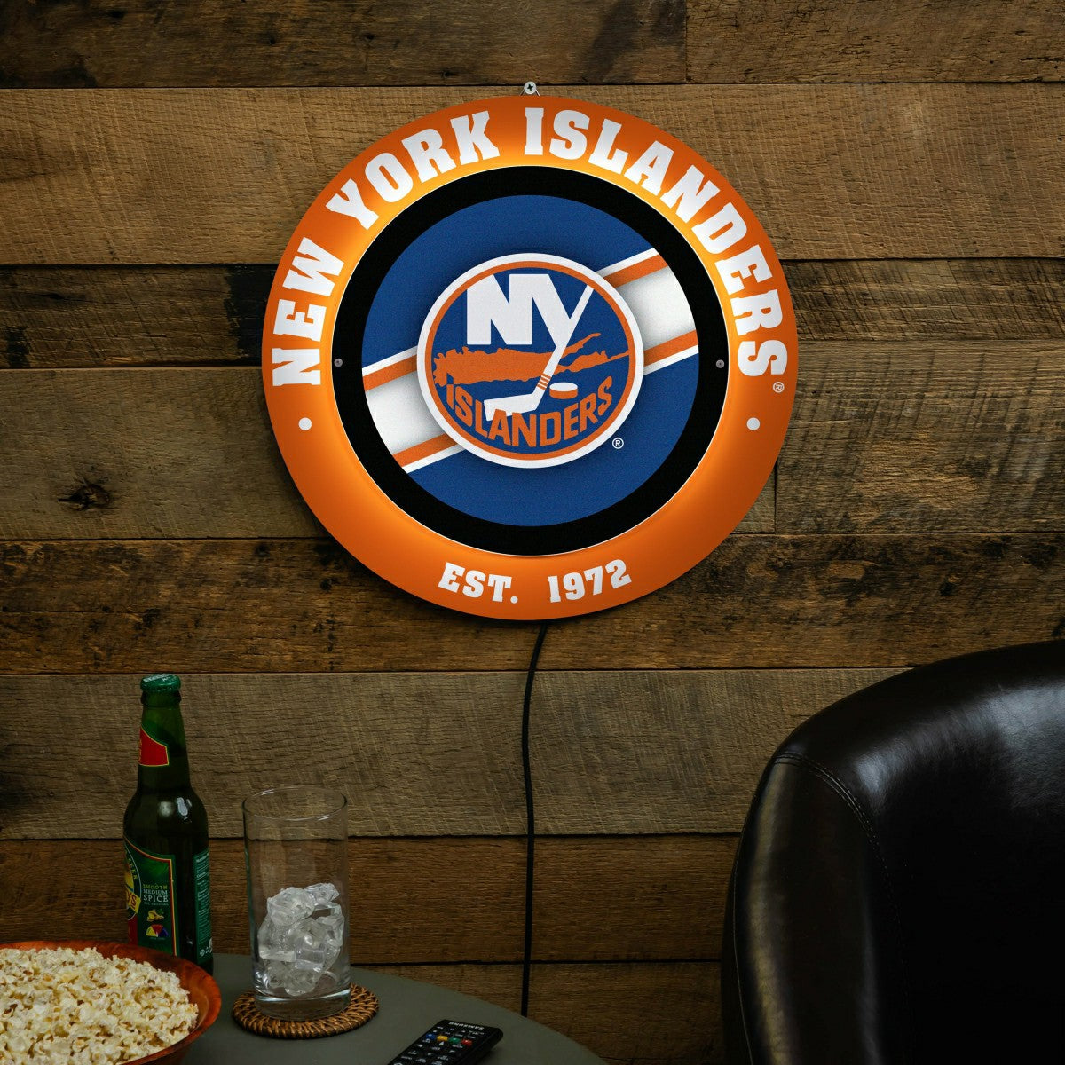 New York Islanders, Metal Lite, Round, NHL