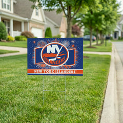 New York Islanders Yard Sign, Patriotic, NHL, Home
