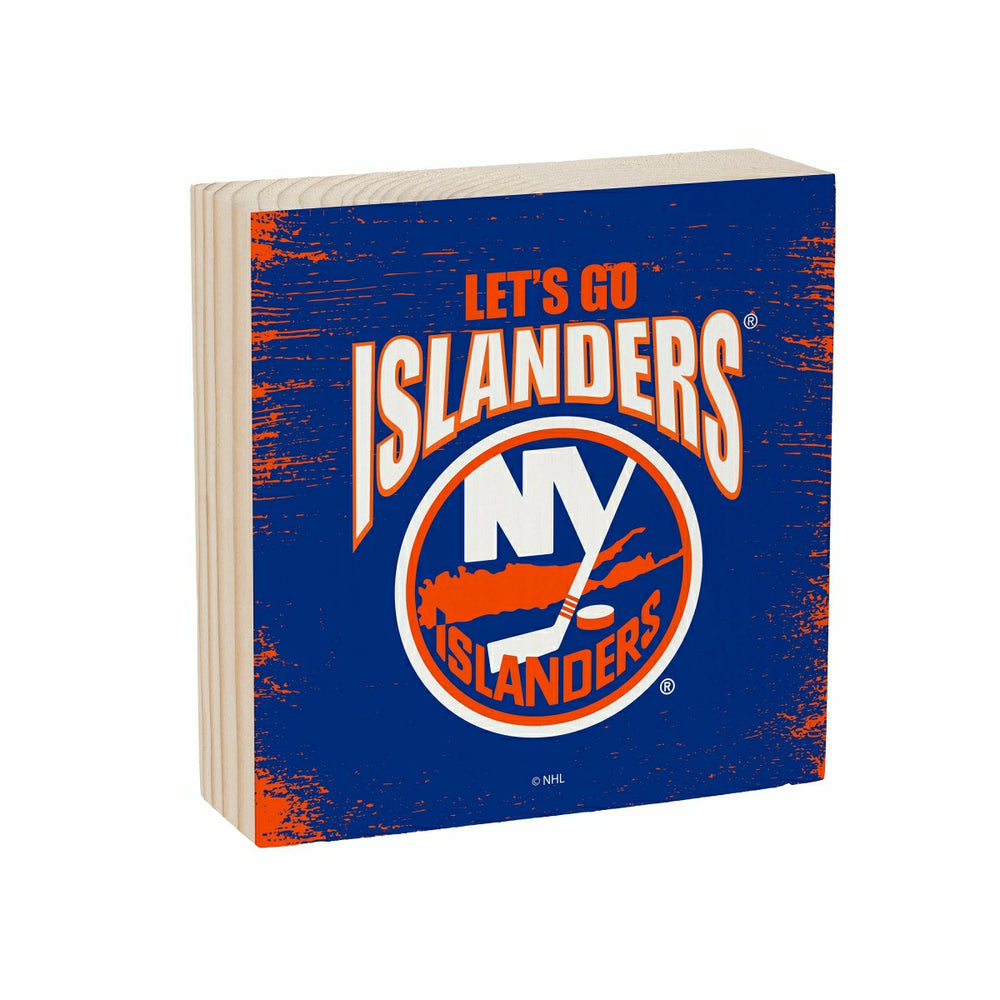 New York Islanders Plock, Down Home Fans, 6x6, NHL, Home