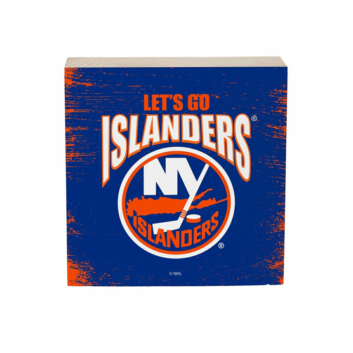 New York Islanders Plock, Down Home Fans, 6x6, NHL, Home