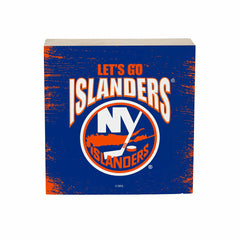 New York Islanders Plock, Down Home Fans, 6x6, NHL, Home