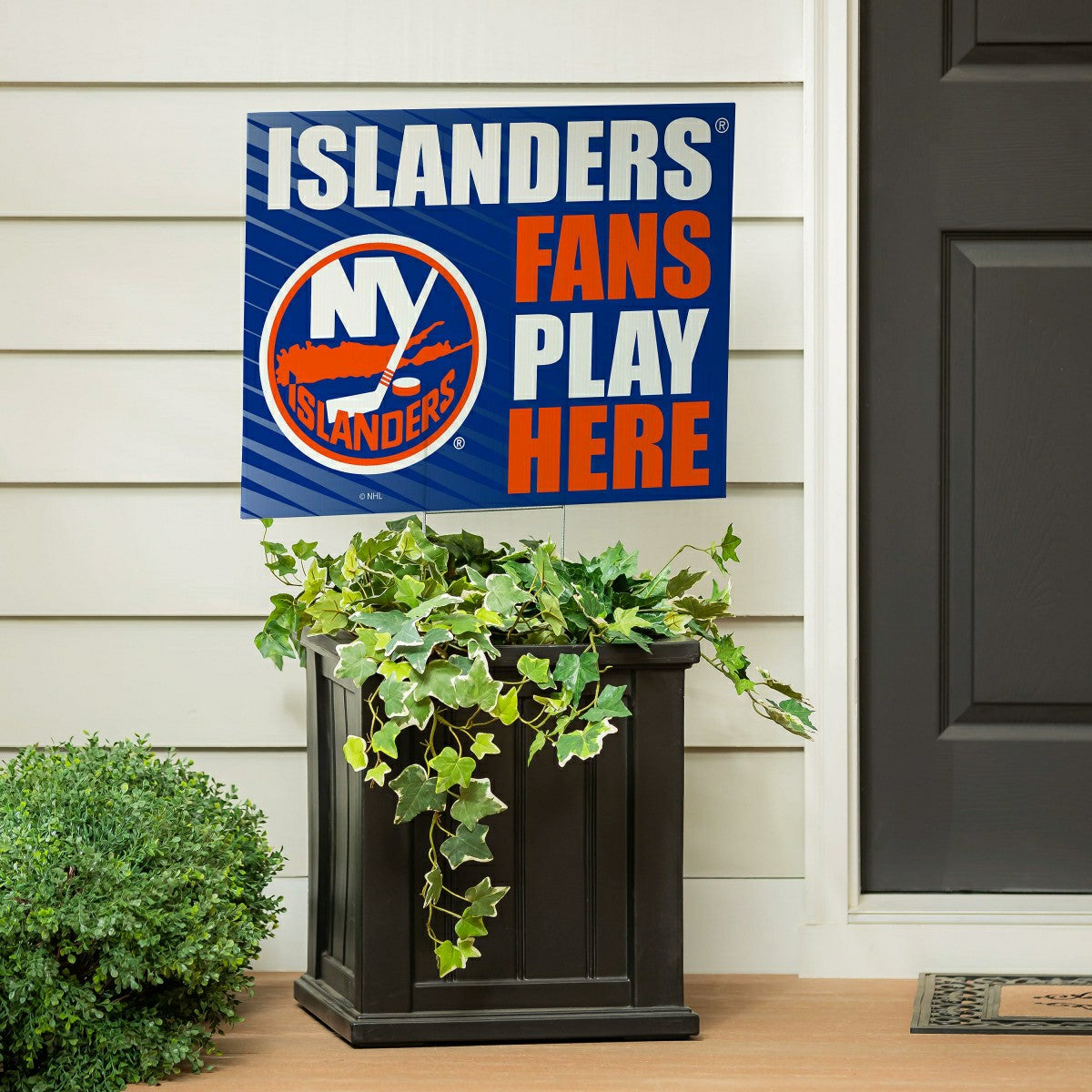 New York Islanders Coroplast Yard Sign "Fans Play Here", NHL, Home