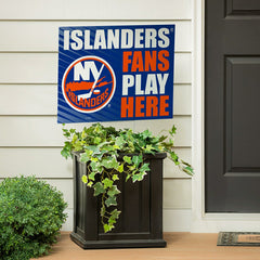 New York Islanders Coroplast Yard Sign "Fans Play Here", NHL, Home