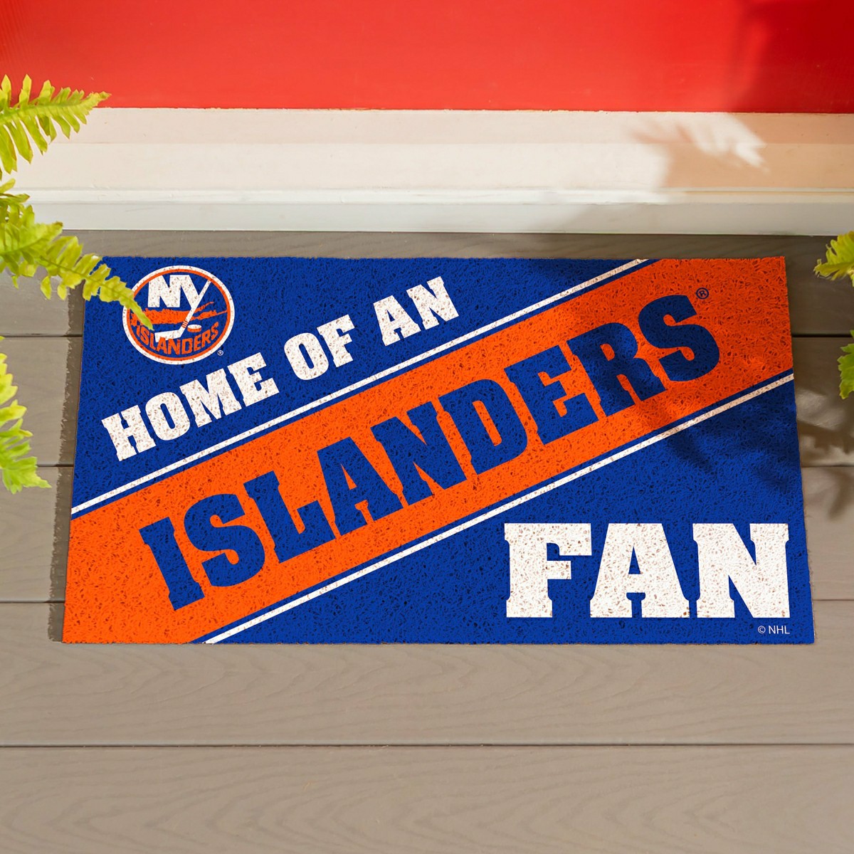 New York Islanders, PVC Mat COLOR, Home of a Fan, NHL