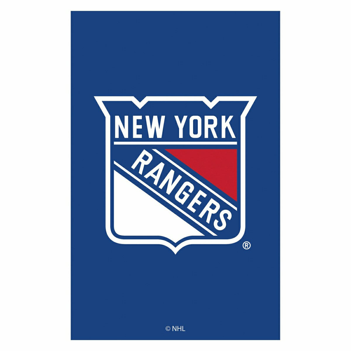 Applique Flag, Reg, New York Rangers, NHL, Home