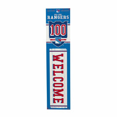New York Rangers, 100 Anniversary Porch Leaner, 46", NHL, Home