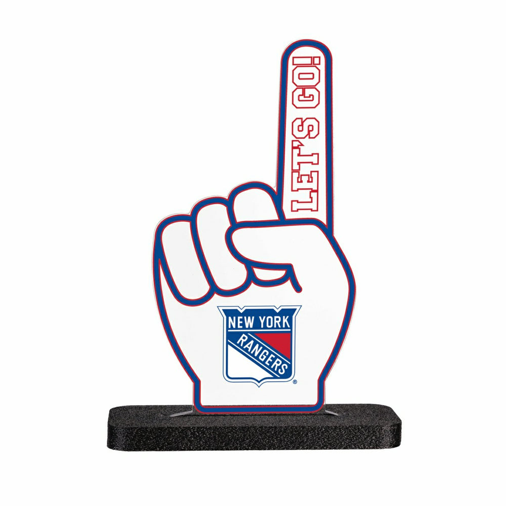 New York Rangers Hockey Foam Finger Desklite LED Decor, NHL, Home
