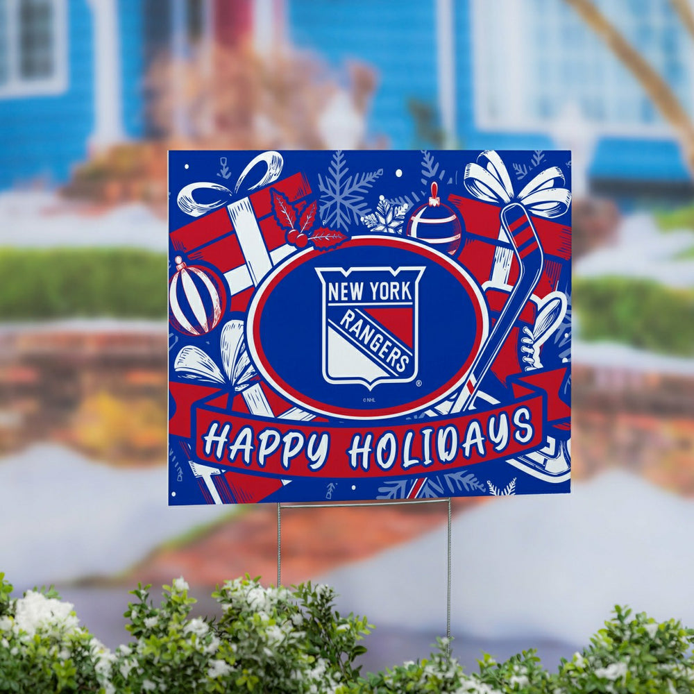 New York Rangers Yard Sign, Holiday, NHL, Home