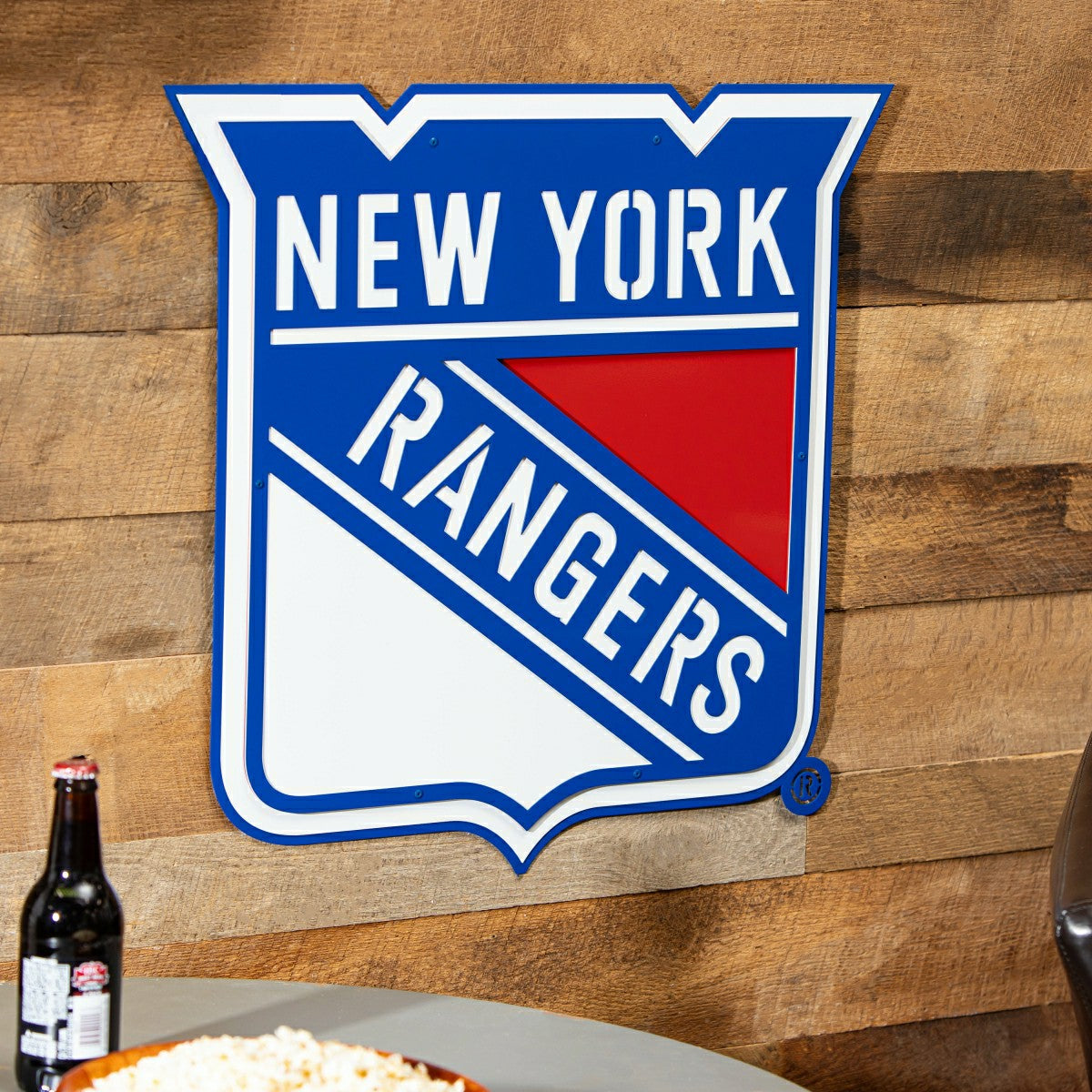 New York Rangers Premier Metal Wall Art, NHL, Home