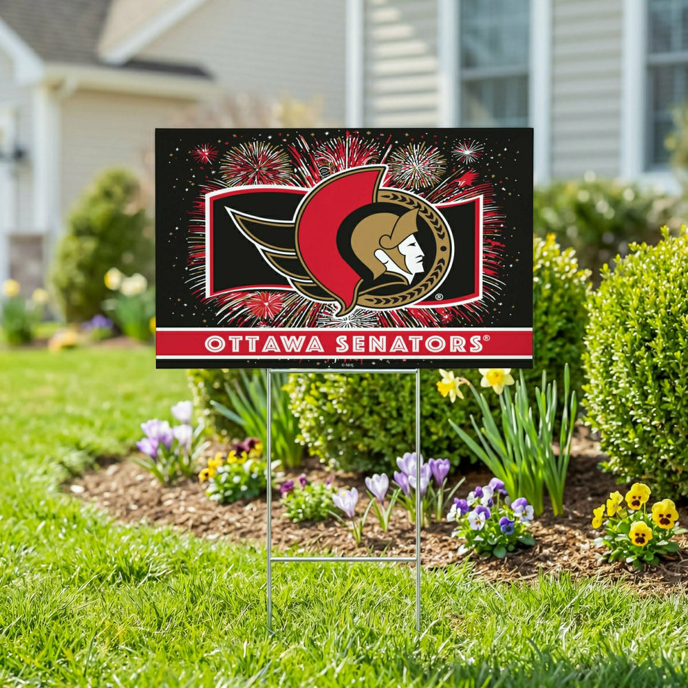 Ottawa Senators Yard Sign, Patriotic, NHL, Home