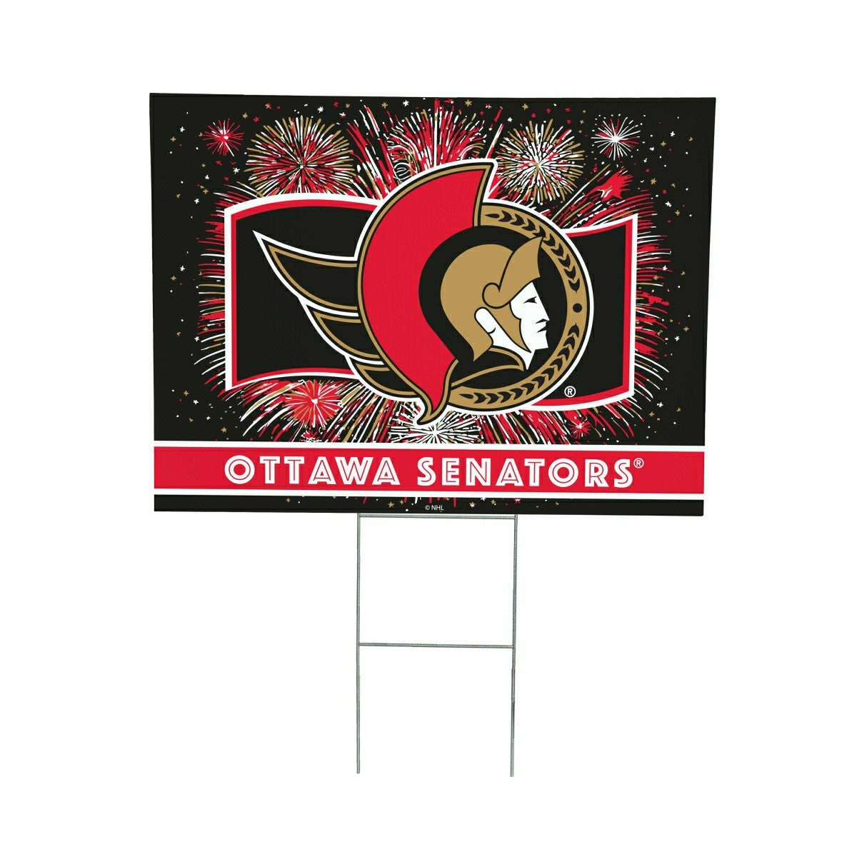 Ottawa Senators Yard Sign, Patriotic, NHL, Home