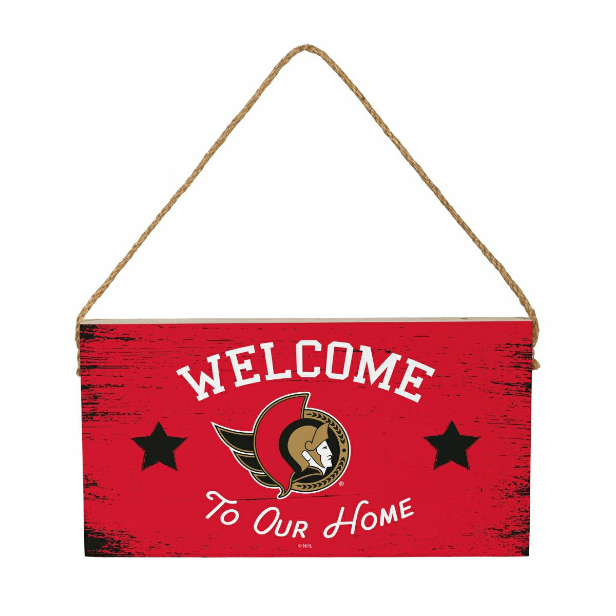 Ottawa Senators Wood Wall Sign, 6x11, NHL, Home