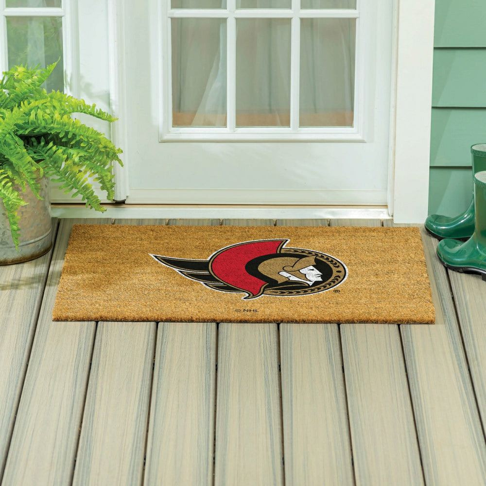 Ottawa Senators Large Full Color Coir Mat, 36"x24", NHL