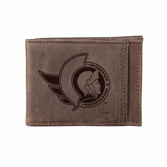 Front Pocket Wallet w/ RFID Blocking, Ottawa Senators, Brown, NHL, Home