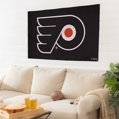 Philadelphia Flyers Single Sided Estate Flag with 2 Grommets, 3'x5', NHL, Home