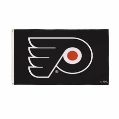 Philadelphia Flyers Single Sided Estate Flag with 2 Grommets, 3'x5', NHL, Home