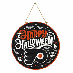 Philadelphia Flyers Halloween Round Door Décor with Hanging Rope, 18x1, NHL, Home