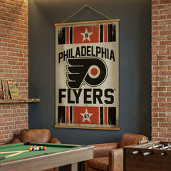 Philadelphia Flyers, Canvas Wall Tapestry, Large, 54x36, NHL, Home