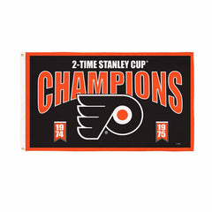 Philadelphia Flyers Single Sided Flag w/ 2 Grommets, 3'x5' Multi Win F, NHL, Home