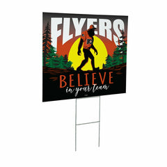 Philadelphia Flyers Yard Sign, Bigfoot, NHL, Home