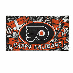 Philadelphia Flyers Holiday PVC Mat, 28"x16", NHL