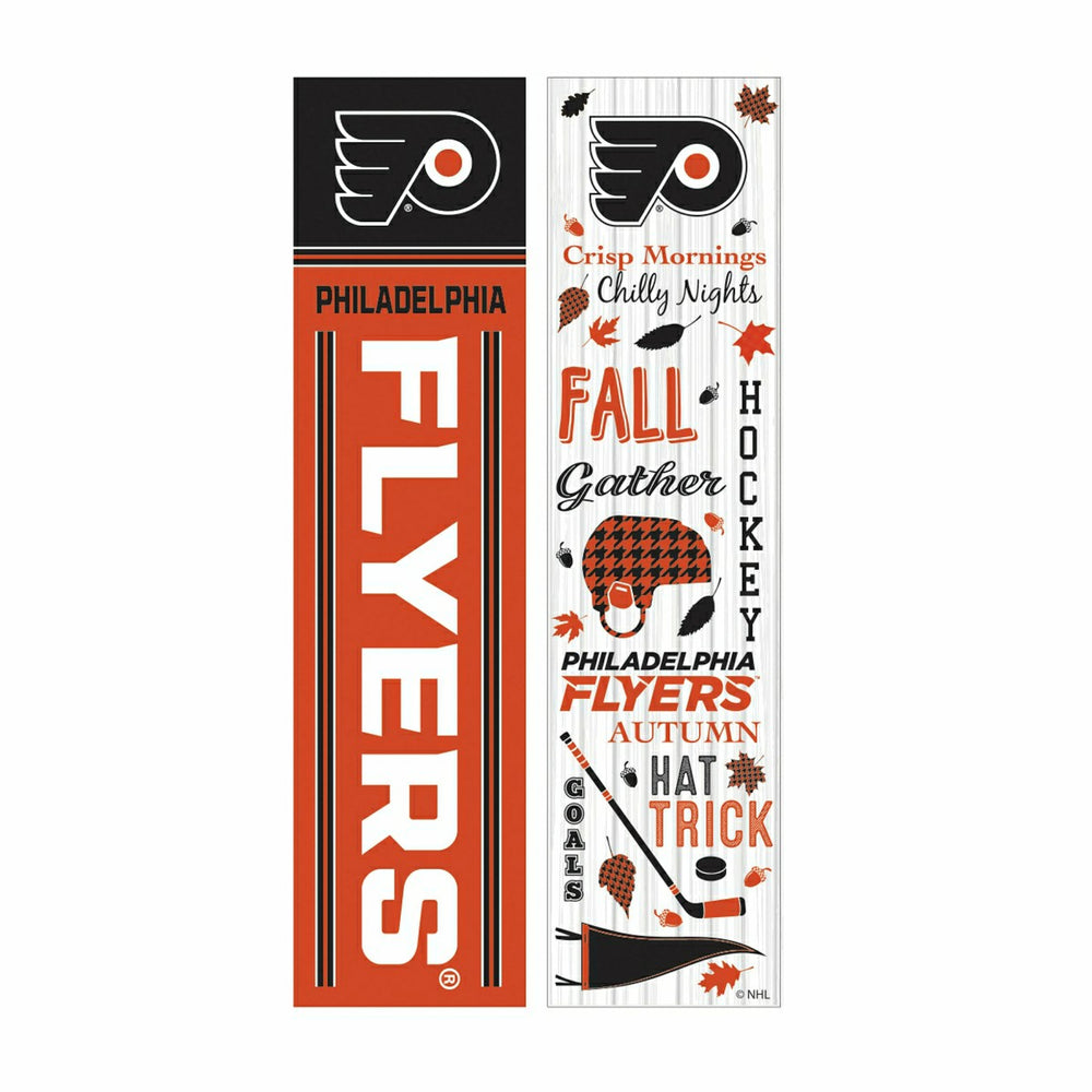 46" Double Sided Leaner, Philadelphia Flyers, Fall Seasonal, NHL, Home