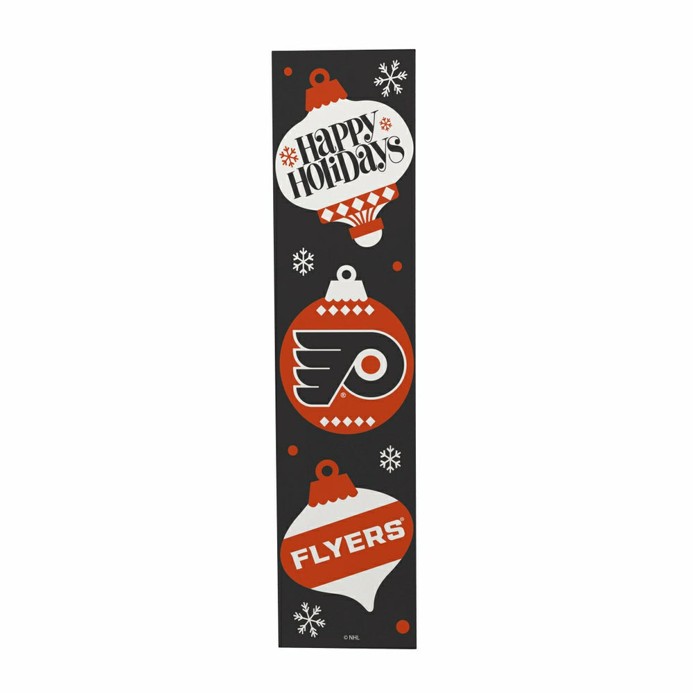 47" Double Sided Leaner, Philadelphia Flyers, Christmas, NHL, Home