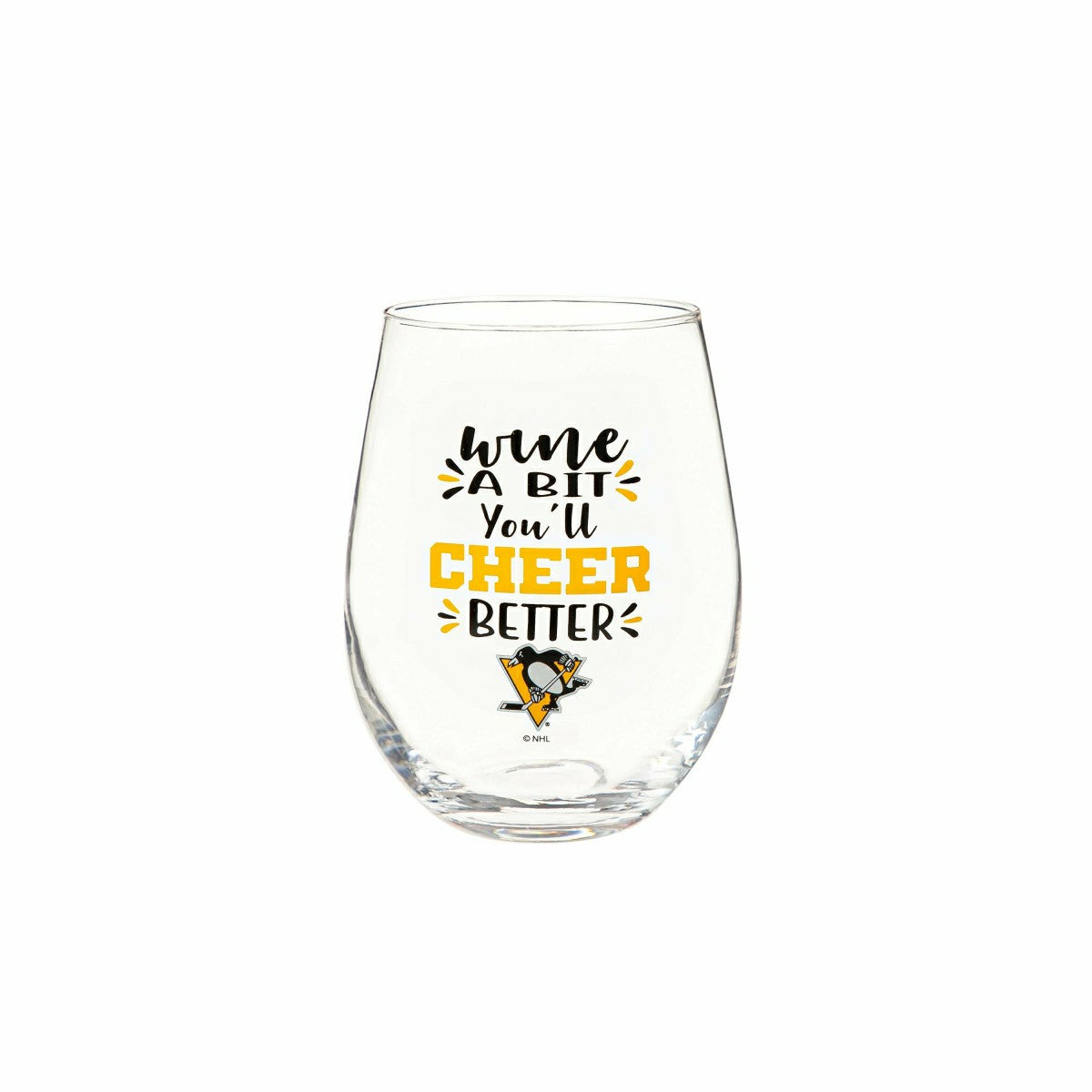 Pittsburgh Penguins,17oz Boxed Stemless Glass, NHL, Home