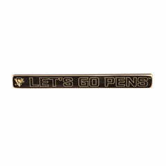 Pittsburgh Penguins Engraved Wood Sign, 1.5" x 18", NHL, Home