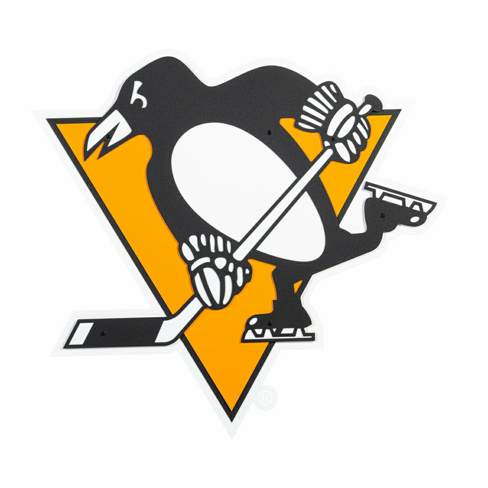 Pittsburgh Penguins Premier Metal Wall Art, NHL, Home