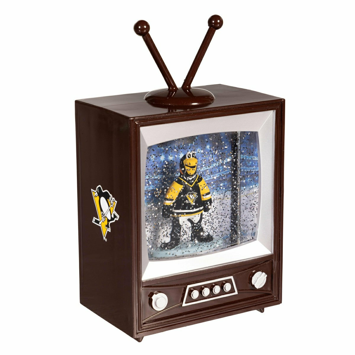 Pittsburgh Penguins Vintage TV Water Lantern, NHL, Home