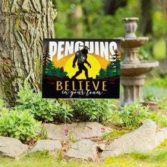 Pittsburgh Penguins Yard Sign, Bigfoot, NHL, Home