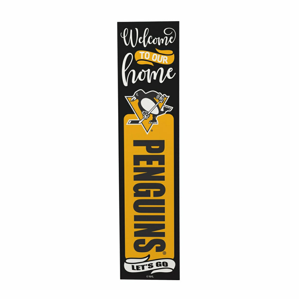 47" Double Sided Leaner, Pittsburgh Penguins, Halloween, NHL, Home