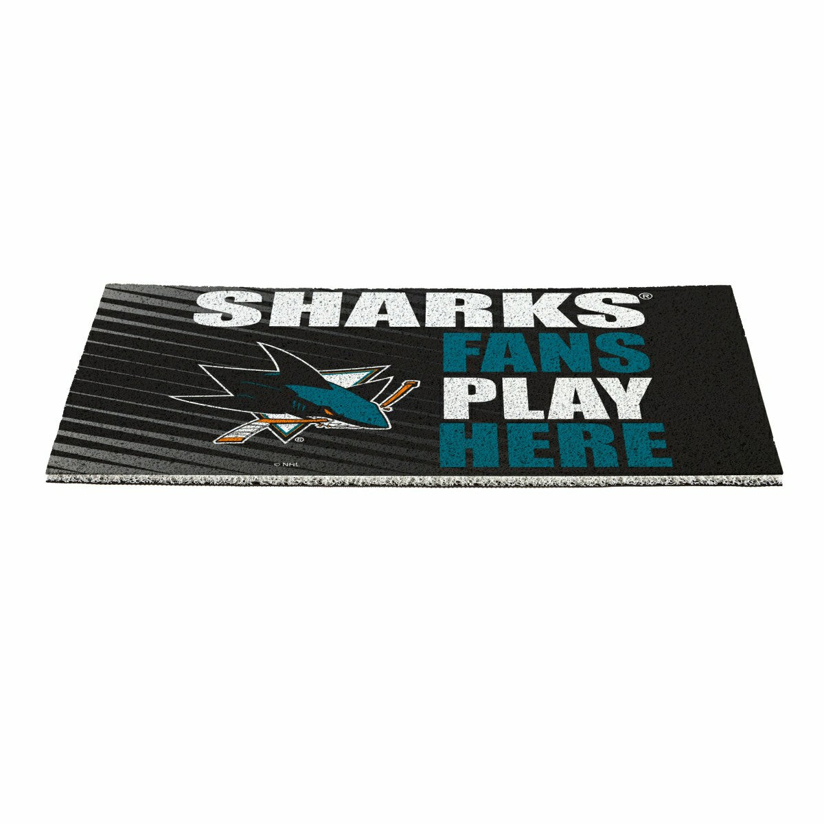 San Jose Sharks Fan Mat, 28"x16", NHL