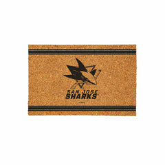San Jose Sharks Large One Color Coir Mat, 36"x24", NHL