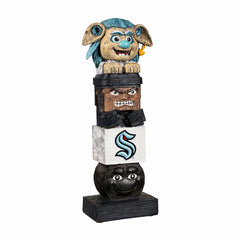 16" Seattle Kraken Mascot Tiki Totem Garden Statue, NHL, Home