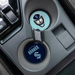 Seattle Kraken Car Coaster Set, 2pc, NHL, Home