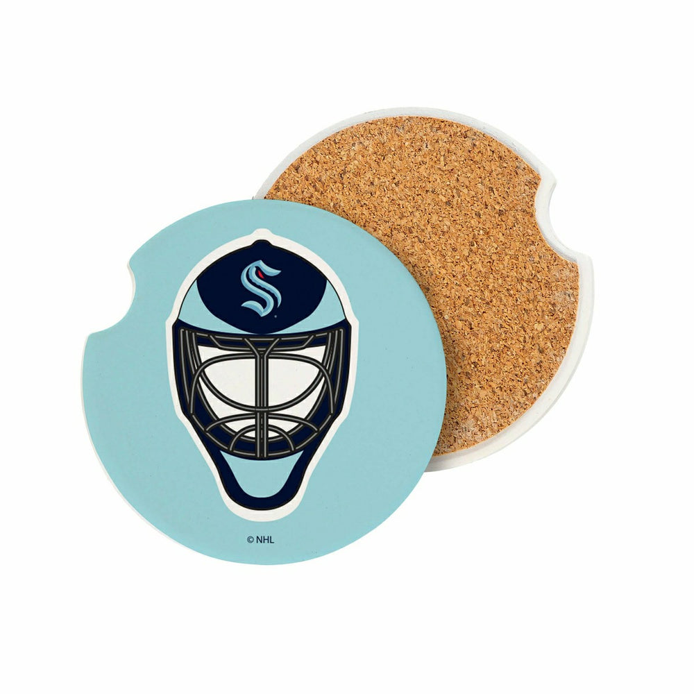 Seattle Kraken Car Coaster Set, 2pc, NHL, Home