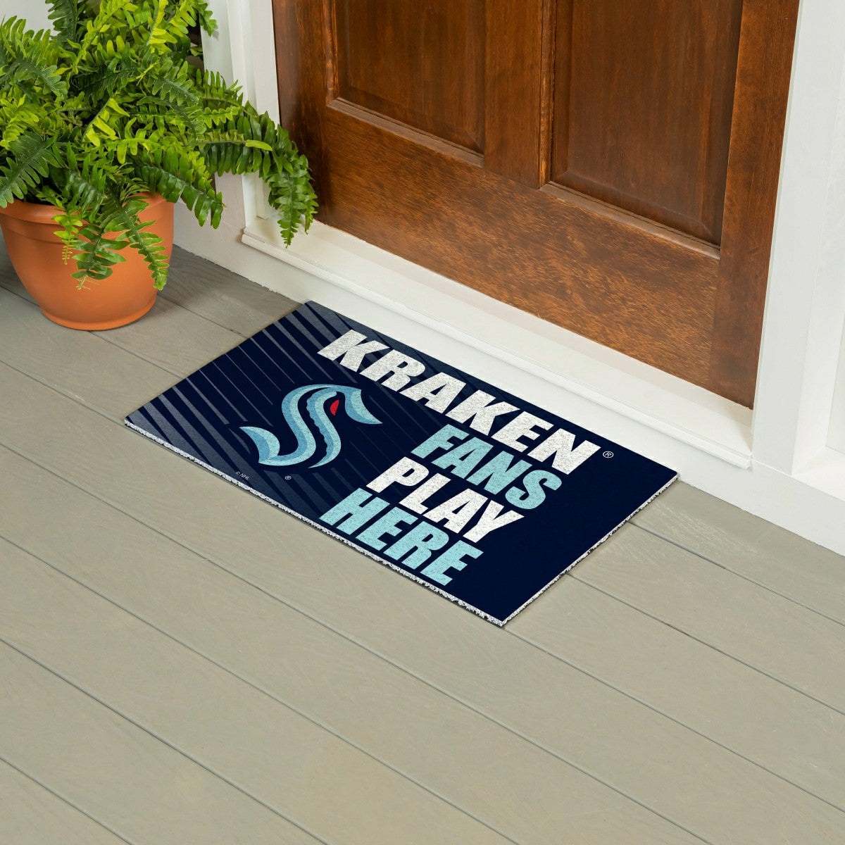 Seattle Kraken Fan Mat, 28"x16", NHL