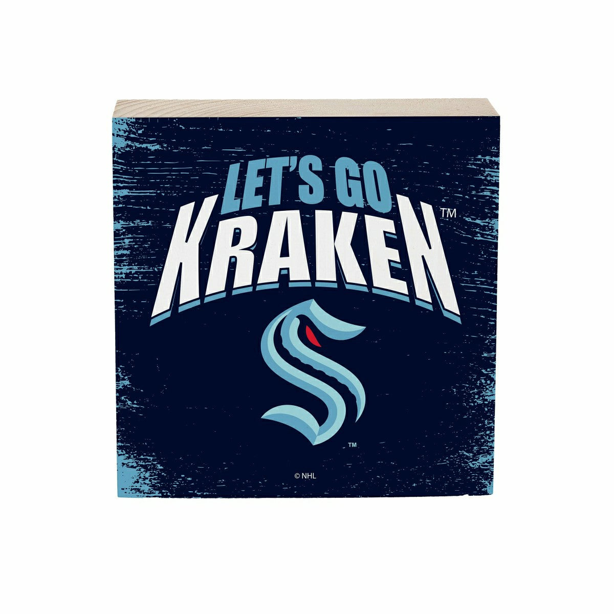Seattle Kraken Plock, Down Home Fans, 6x6, NHL, Home
