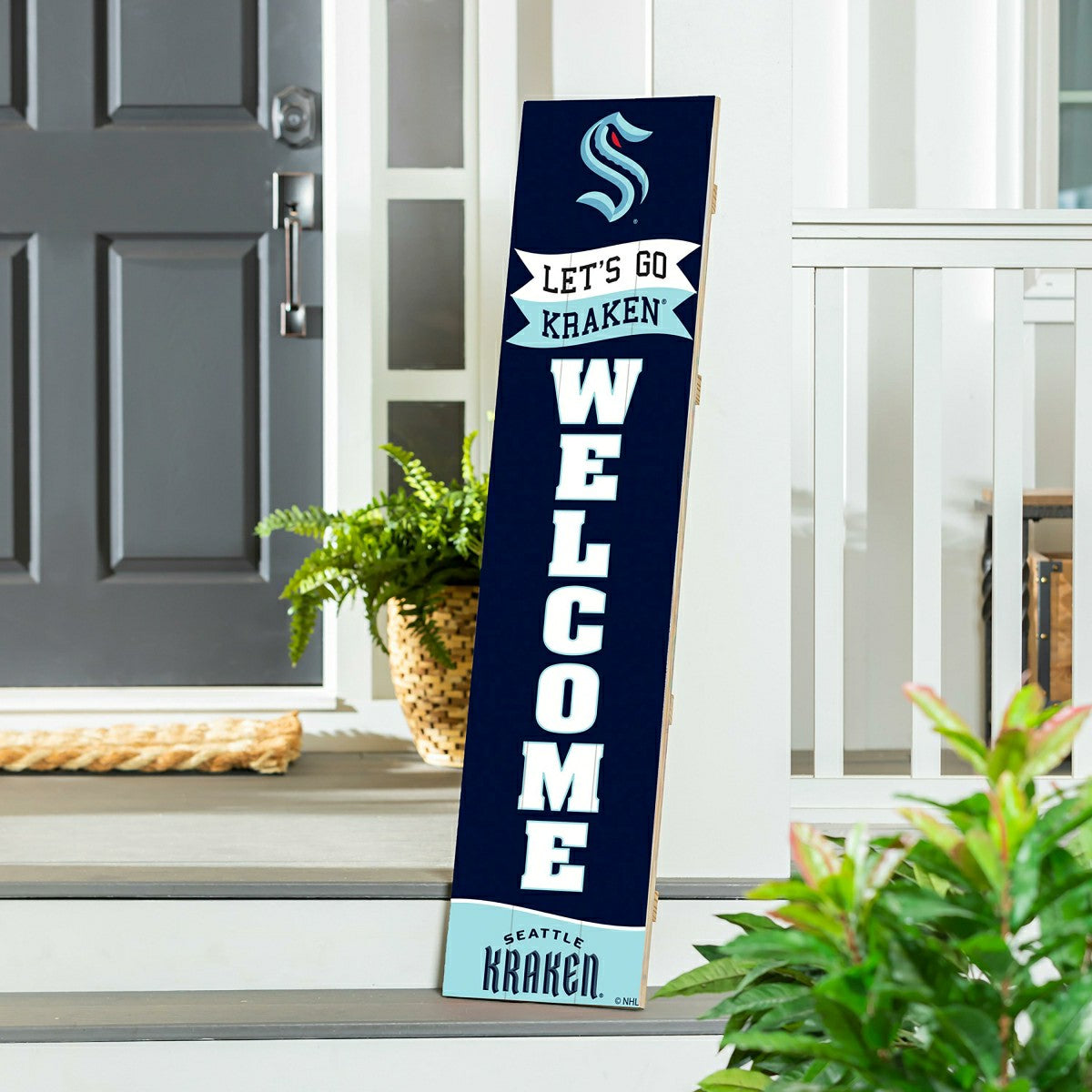 Seattle Kraken Large Single Sided Leaner, 46", NHL, Home