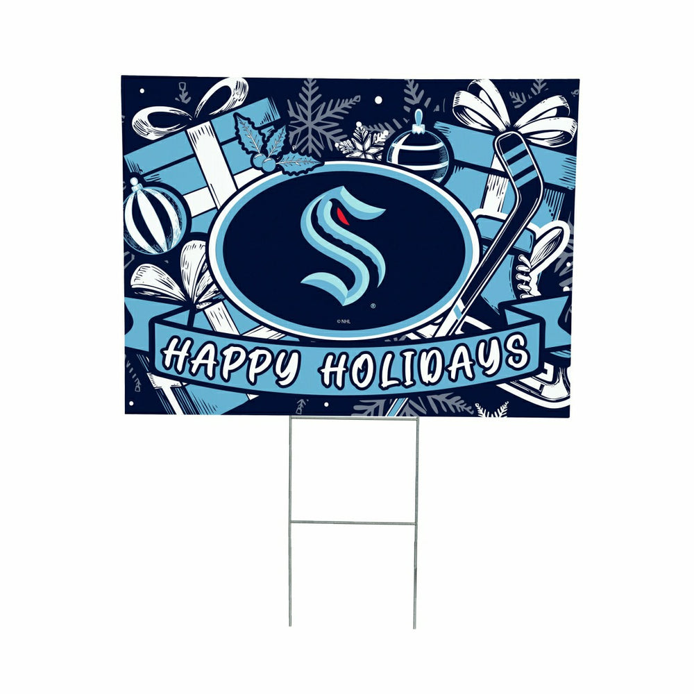 Seattle Kraken Yard Sign, Holiday, NHL, Home